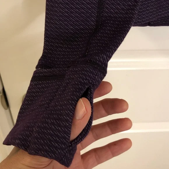 Lululemon Precision Jacket Chain Link Lilac Zinfandel 6 purple asymmetrical zip - Picture 11 of 16